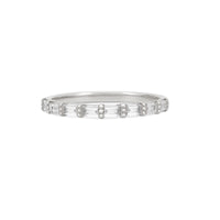 Hero - Eternity Baguette Diamond Ring 14k White Gold